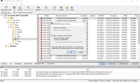 Runtime NAS Data Recovery