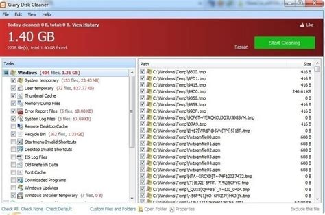 Download Glary Disk Cleaner