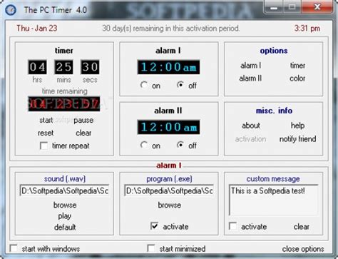 Free PC Timer 17.17